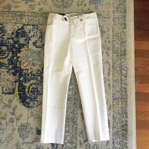Banana Republic Ivory Cropped Pants NWT